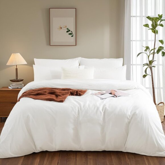 Duvet Cover Set California King 3 Pieces Bedding Set - Picture 2 of 9